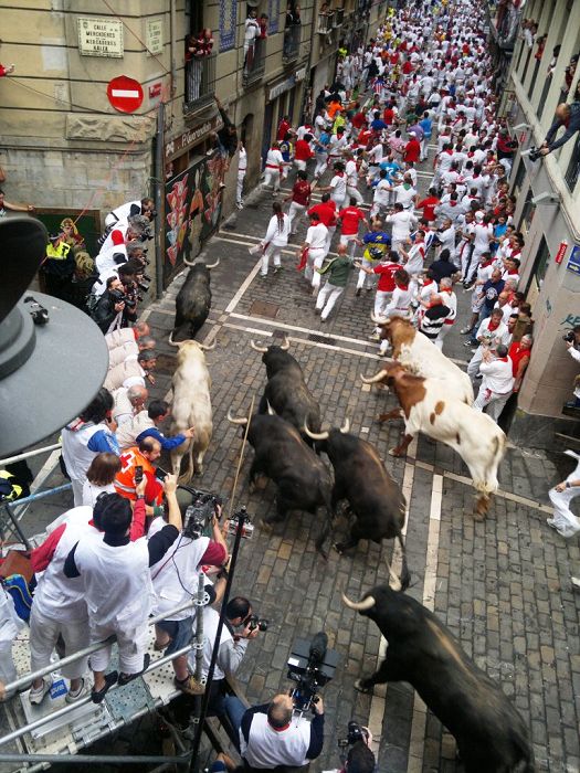 Das Stierrennen, Pamplona